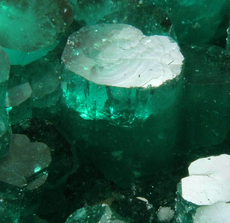 Chatham Emerald (synthetic Beryl var. Emerald) from California