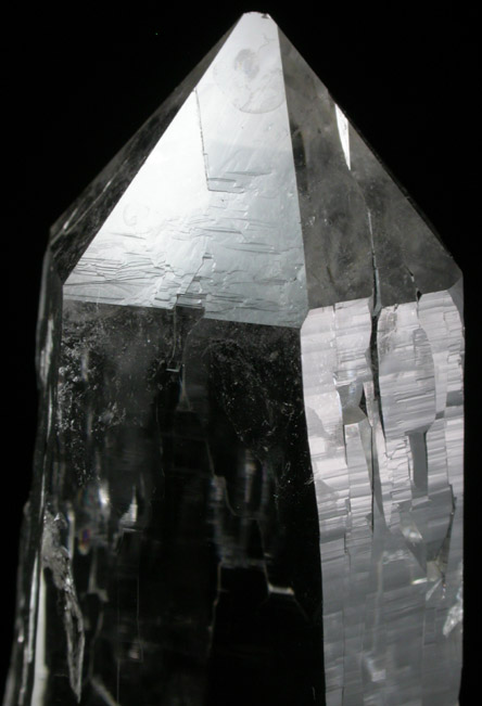 Quartz var. Bergkrystall (Dauphin Law Twin) from Realp, Kanton Uri, Switzerland