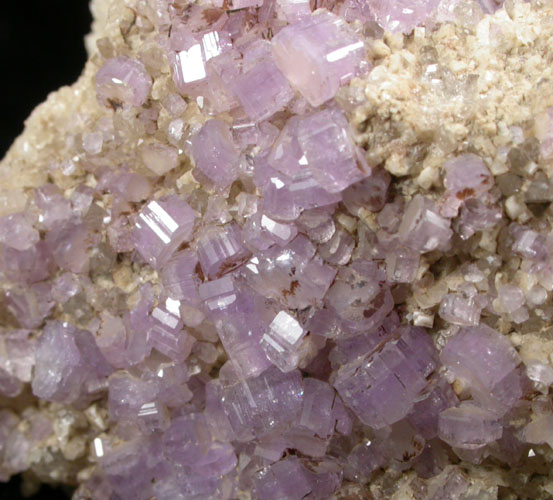Fluorapatite and Quartz on Albite from Harvard Quarry, Noyes Mountain, Greenwood, Oxford County, Maine