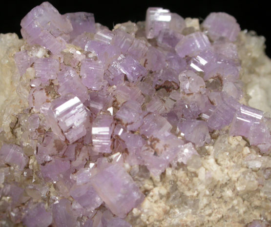 Fluorapatite and Quartz on Albite from Harvard Quarry, Noyes Mountain, Greenwood, Oxford County, Maine