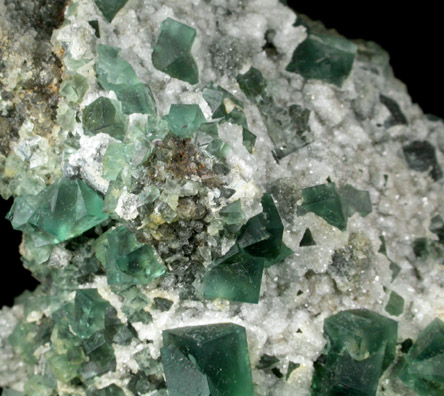 Fluorite and Quartz from Rogerley Mine, County Durham, England