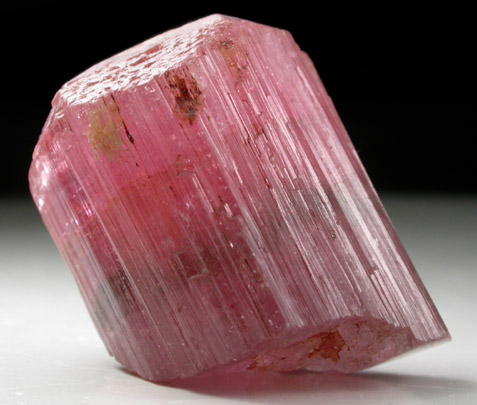 Elbaite var. Rubellite Tourmaline from Mogok District, 115 km NNE of Mandalay, Mandalay Division, Myanmar (Burma)