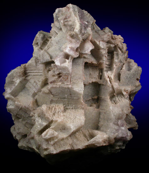 Quartz pseudomorphs after Anhydrite from Prospect Park Quarry, Prospect Park, Passaic County, New Jersey