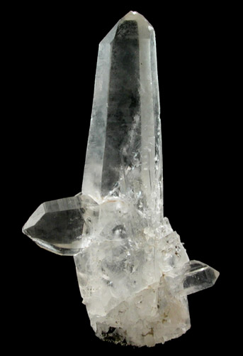 Quartz (Japan Law Twin) from Black Pine Mine, Flint Creek Valley, Granite County, Montana