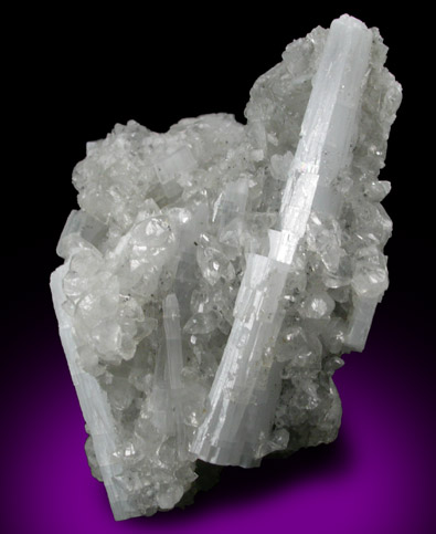 Anhydrite with Calcite from Naica District, Saucillo, Chihuahua, Mexico