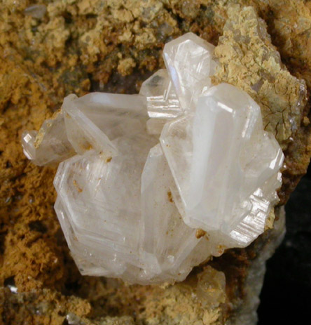 Cerussite (twinned crystals) from Grand Reef Mine, Aravaipa District, Graham County, Arizona