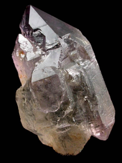 Quartz var. Amethyst Quartz from Pohndorf Mine, Jefferson County, Montana