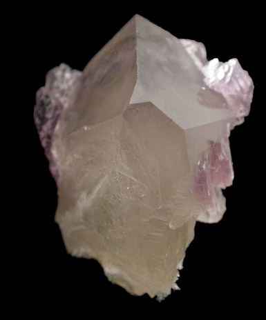 Quartz with Lepidolite from Himalaya Mine, Mesa Grande District, San Diego County, California