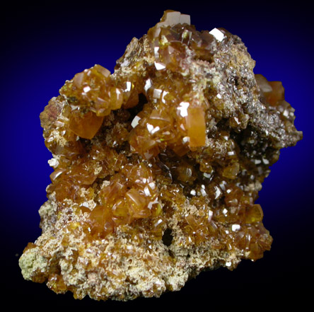 Wulfenite with Mimetite from Sierra de Los Lamentos, Chihuahua, Mexico