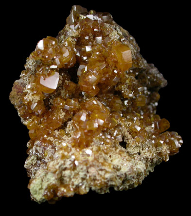 Wulfenite with Mimetite from Sierra de Los Lamentos, Chihuahua, Mexico