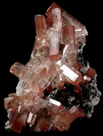 Topaz with Hematite inclusions from Tepetates, San Luis Potosi, Mexico