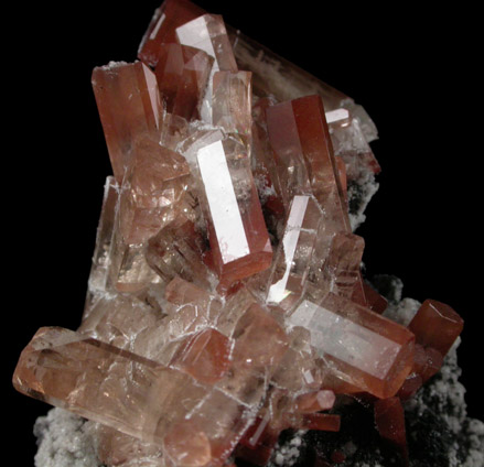 Topaz with Hematite inclusions from Tepetates, San Luis Potosi, Mexico