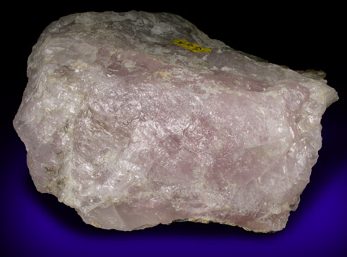 Quartz var. Rose Quartz from (Bumpus Quarry), Albany, Oxford County, Maine