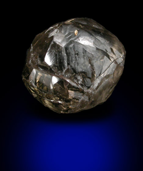 Diamond (5.06 carat brown complex crystal) from Diavik Mine, East Island, Lac de Gras, Northwest Territories, Canada