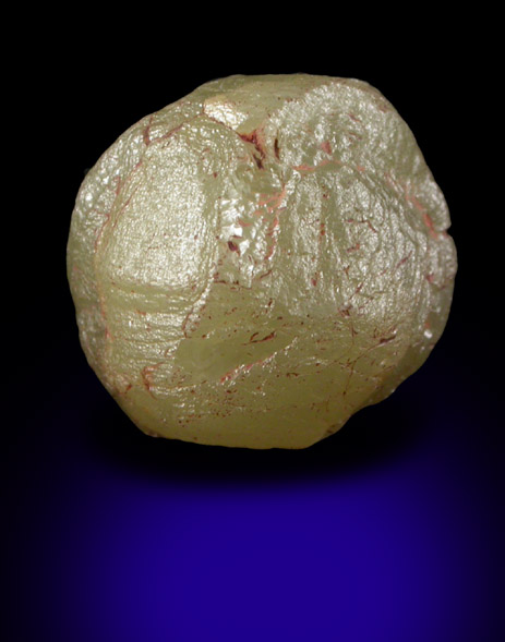 Diamond (11.92 carat yellow-gray complex crystal) from Mbuji-Mayi (Miba), 300 km east of Tshikapa, Democratic Republic of the Congo