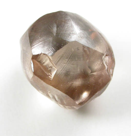 Diamond (3.15 carat pale brown octahedral crystal) from Northern Cape Province, South Africa