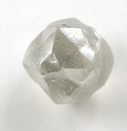Diamond (0.93 carat gray complex crystal) from Baken Mine, Northern Cape Province, South Africa