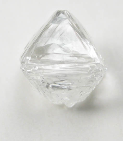 Diamond (0.63 carat white octahedral crystal) from Mirny, Republic of Sakha, Siberia, Russia