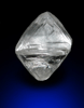 Diamond (0.71 carat white octahedral crystal) from Mirny, Republic of Sakha, Siberia, Russia