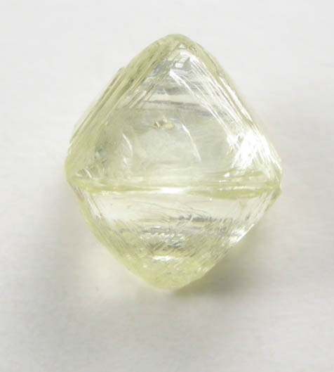 Diamond (0.57 carat yellow octahedral crystal) from Jwaneng Mine, Naledi River Valley, Botswana