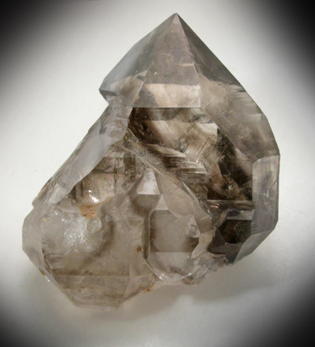 Quartz var. Smoky Quartz from Mount Marie Quarry, 7.5 km southeast of Paris Hill, Oxford County, Maine