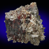 Stolzite on Hübnerite from Black Pine Mine, Flint Creek Valley, Granite County, Montana