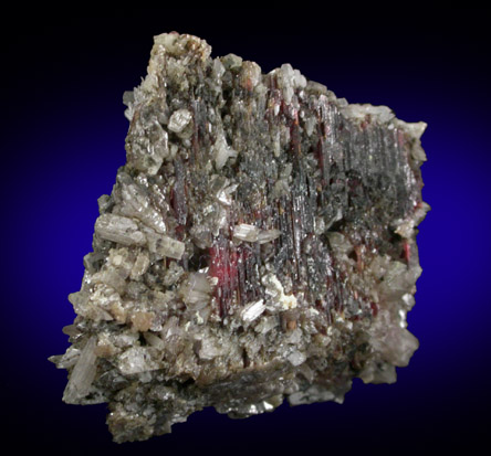 Stolzite on Hbnerite from Black Pine Mine, Flint Creek Valley, Granite County, Montana