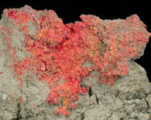 Realgar from U.S. Borax Mine, Boron, Kern County, California