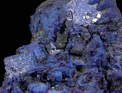 Azurite from Morenci Mine, Clifton District, Greenlee County, Arizona