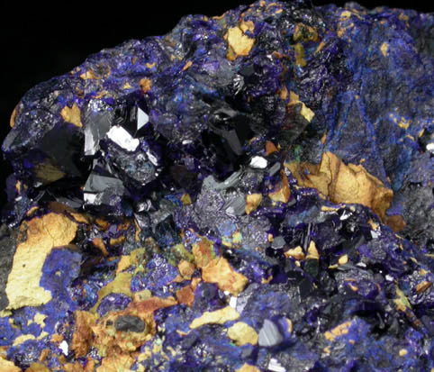 Azurite from Morenci Mine, Clifton District, Greenlee County, Arizona