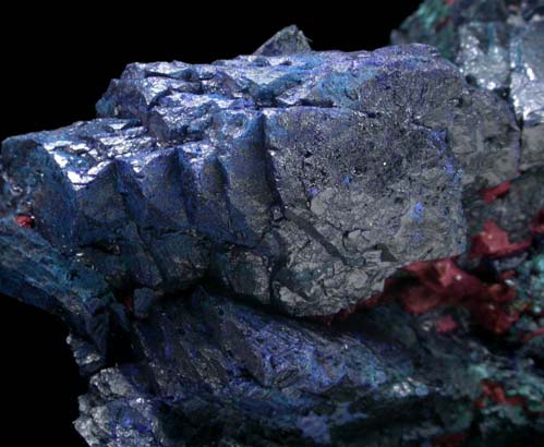 Azurite from Morenci Mine, Clifton District, Greenlee County, Arizona