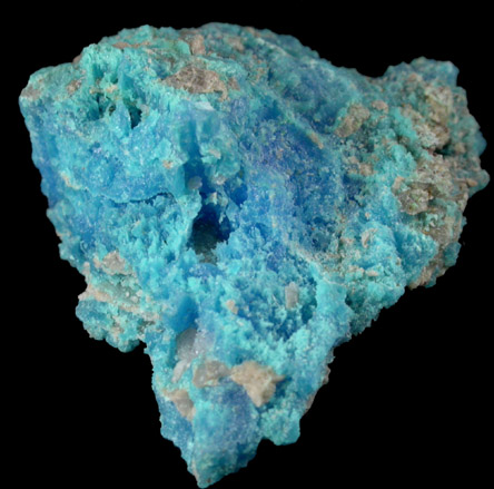 Chalcanthite from 3R Mine (Three-R Mine), Patagonia Mountains, Santa Cruz County, Arizona
