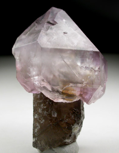 Quartz var. Amethyst (scepter-shaped crystal) from Little Gem Mine, Upper Rader Creek, Jefferson County, Montana