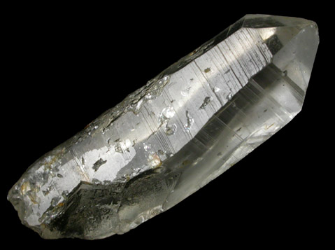 Quartz var. Smoky Quartz with Pyrite inclusions from Crystal Park, Beaverhead County, Montana