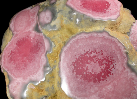 Rhodochrosite from Capillitas Mine, Catamarca, Argentina