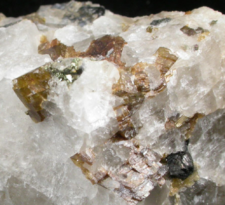 Cryolite with Siderite and Sphalerite from Ivigtut, Arsuk Firth (Arsukfjord), Kitaa Province, Greenland (Type Locality for Cryolite)