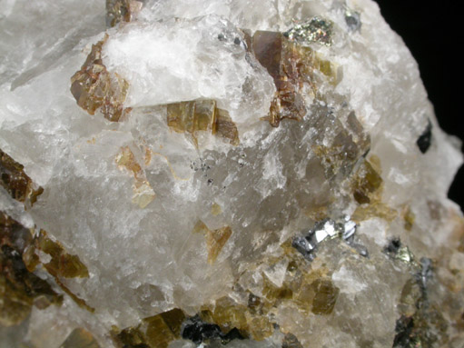 Cryolite with Siderite and Sphalerite from Ivigtut, Arsuk Firth (Arsukfjord), Kitaa Province, Greenland (Type Locality for Cryolite)