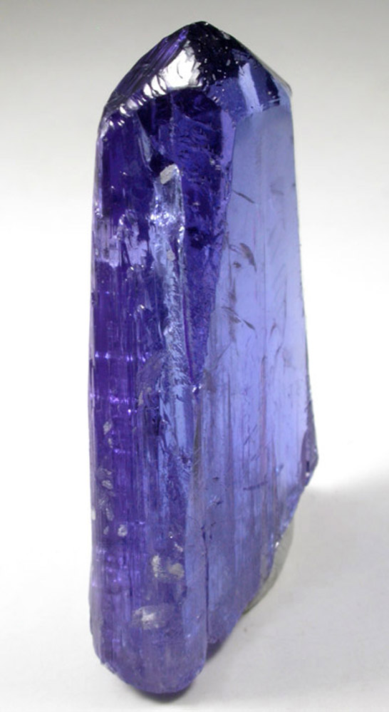 Tanzanite Crystal (Tanzanite = the blue gem variety of Zoisite) from Karo Mine, Merelani Hills, western slope of Lelatama Mountains, Arusha Region, Tanzania (Type Locality for Tanzanite)