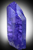 Tanzanite Crystal (Tanzanite = the blue gem variety of Zoisite) from Karo Mine, Merelani Hills, western slope of Lelatama Mountains, Arusha Region, Tanzania (Type Locality for Tanzanite)