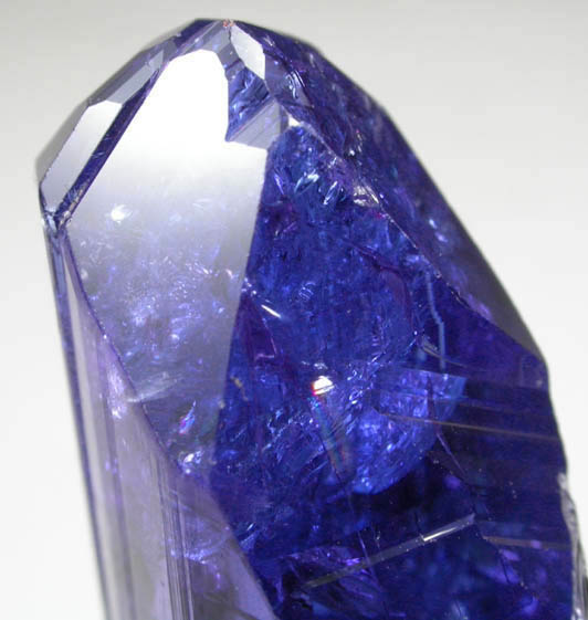 Tanzanite Crystal (Tanzanite = the blue gem variety of Zoisite) from Karo Mine, Merelani Hills, western slope of Lelatama Mountains, Arusha Region, Tanzania (Type Locality for Tanzanite)