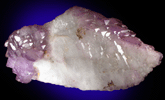 Quartz var. Amethyst on Milky Quartz from Ambilobe, Antsiranana Province, Madagascar