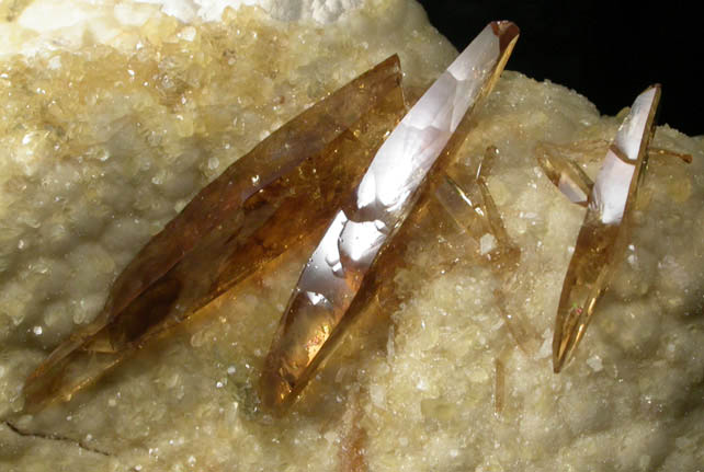 Barite on Calcite from Elk Creek, Meade County, South Dakota