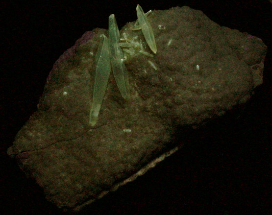 Barite on Calcite from Elk Creek, Meade County, South Dakota