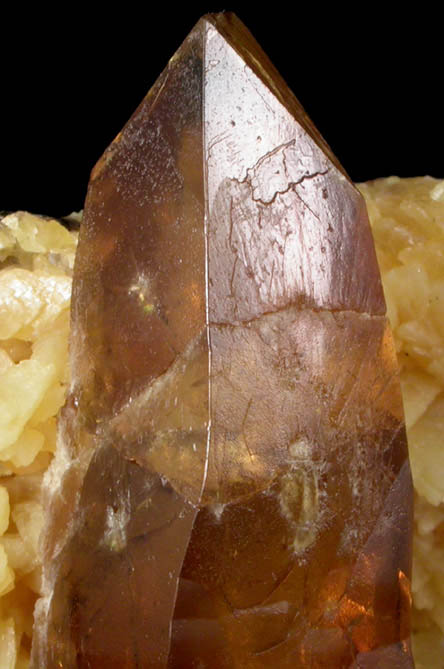 Barite on Calcite from Elk Creek, Meade County, South Dakota