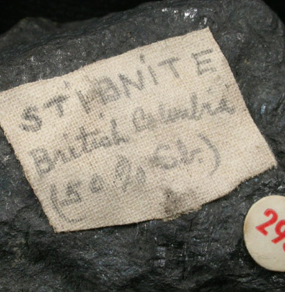 Stibnite from British Columbia, Canada