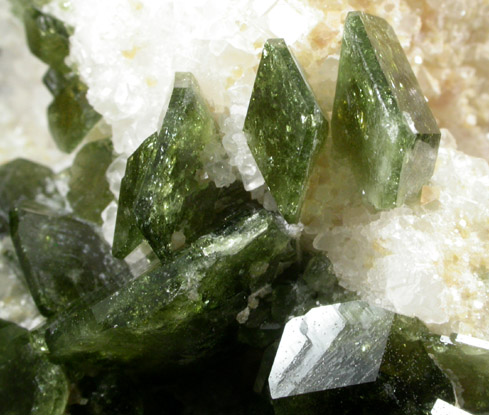 Uvite Tourmaline on Magnesite from Brumado District, Serra das guas, Bahia, Brazil