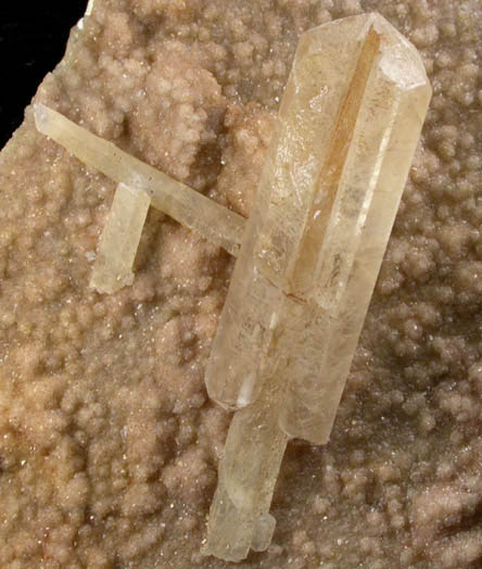 Calcite on Calcite from Dalnegorsk, Primorskiy Kray, Russia