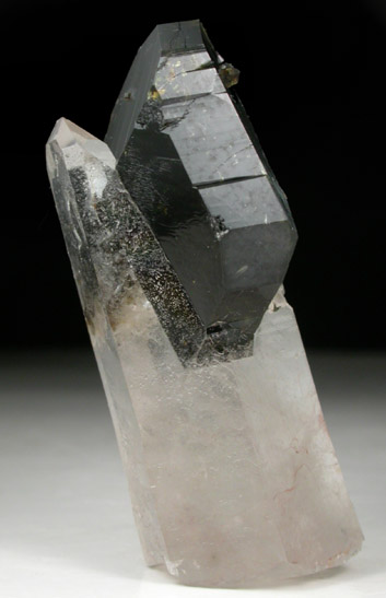 Uvite Tourmaline on Quartz with Magnesite from Brumado District, Serra das guas, Bahia, Brazil