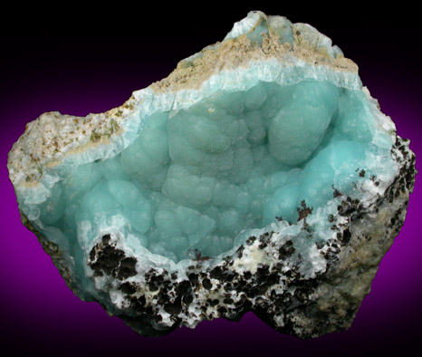 Hemimorphite from 79 Mine, Banner District, near Hayden, Gila County, Arizona