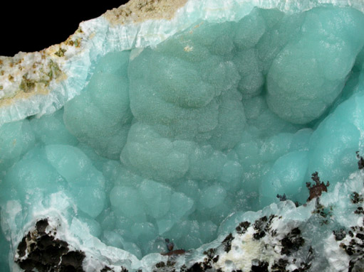 Hemimorphite from 79 Mine, Banner District, near Hayden, Gila County, Arizona